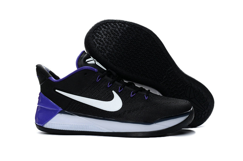 Nike Kobe 12 Black White Blue Basketball Shoes